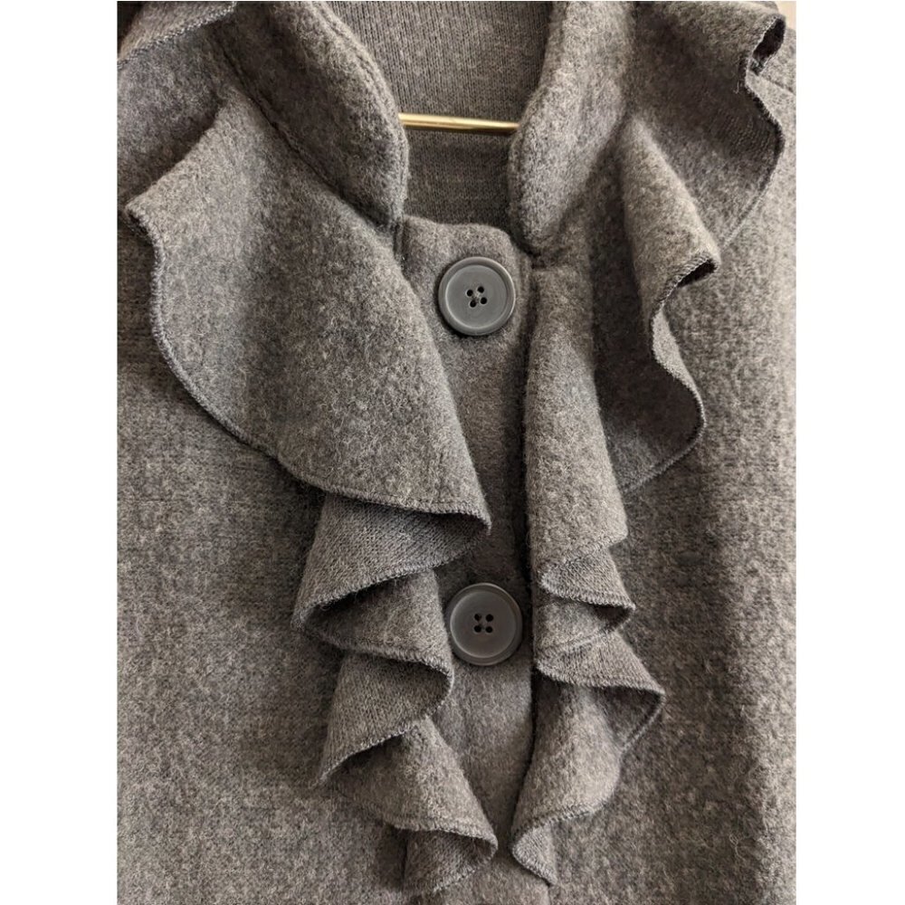 Gap Ruffle Wool Blend cape - Picture 3 of 6